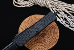 Microtech Sea Dragon OTF AUTO Knife 3.74" D2 Plain Blade, Aluminum Alloy Handles