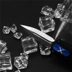 Microtech Mini Dirac AUTO OTF Knife 2.16" D2 Double Edge Dagger Blade, Aviation Aluminum Handles