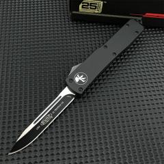 Microtech Ultratech UTX-70 OTF AUTO Knife 3.34" Elmax Plain Blade, Zinc Alloy Handles