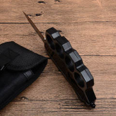 Microtech Boxing Knuckles OTF AUTO Knife 3.74" D2 Plain Blade, Aluminum Alloy Handles