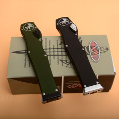 Microtech 150-10  Halo VI OTF AUTO Knife 4.33" Elmax Blade, Aluminum Alloy  Handles