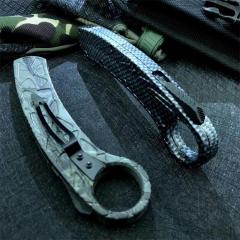 Microtech Claw Karambit Spirit bird AUTO OTF Knife 3.14" 440c Blade, Zinc Aluminum Alloy Handles