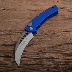 Microtech Claw Karambit AUTO OTF Knife 3.93" 440c Blade, Aluminum Alloy Handles