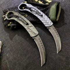 Microtech Claw Karambit Spirit bird AUTO OTF Knife 3.14" 440c Blade, Zinc Aluminum Alloy Handles