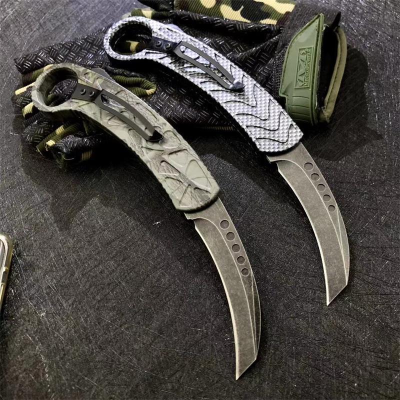 Microtech Claw Karambit Spirit bird AUTO OTF Knife 3.14" 440c Blade, Zinc Aluminum Alloy Handles