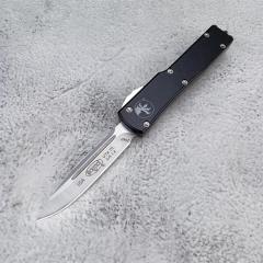 Microtech Mini UTX-70 AUTO OTF Knife 2.40" D2 Plain Blade, Aviation Aluminum Handles