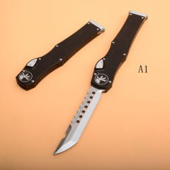 Microtech 150-10  Halo VI OTF AUTO Knife 4.33" Elmax Blade, Aluminum Alloy  Handles