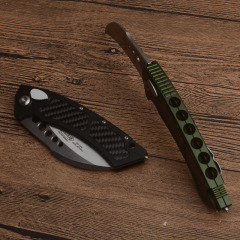 Microtech Claw Karambit AUTO OTF Knife 3.93" 204P Blade, Aluminum Alloy Handles