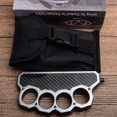 Microtech Boxing Knuckles OTF AUTO Knife 3.74" D2 Plain Blade, Aluminum Alloy Handles