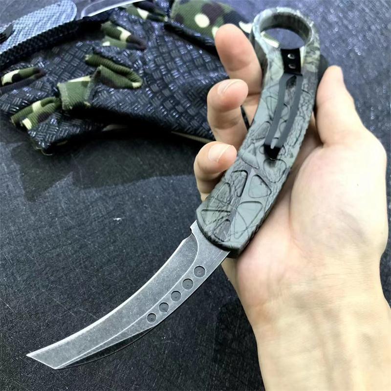 Microtech Claw Karambit Spirit bird AUTO OTF Knife 3.14" 440c Blade, Zinc Aluminum Alloy Handles