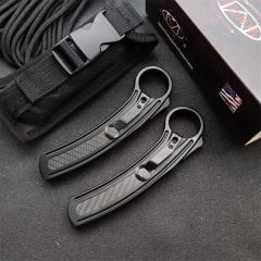 Microtech Claw Karambit AUTO OTF Knife 2.95" D2 Blade, Zinc Aluminum Alloy Handles