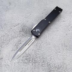 Microtech Mini UTX-70 AUTO OTF Knife 2.40" D2 Plain Blade, Aviation Aluminum Handles