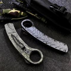 Microtech Claw Karambit Spirit bird AUTO OTF Knife 3.14" 440c Blade, Zinc Aluminum Alloy Handles