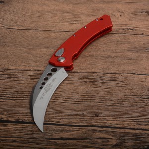 Microtech Claw Karambit AUTO OTF Knife 3.93" 440c Blade, Aluminum Alloy Handles