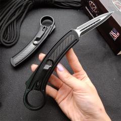 Microtech Claw Karambit AUTO OTF Knife 2.95" D2 Blade, Zinc Aluminum Alloy Handles