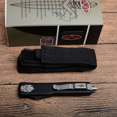 Microtech Comb OTF AUTO Knife 3.54" 440C Plain Blade, Aluminum Alloy Handles