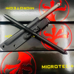 Microtech TCP-P Fixed Blade Knife  4.01" 440C Plain Blade, 440C Handles