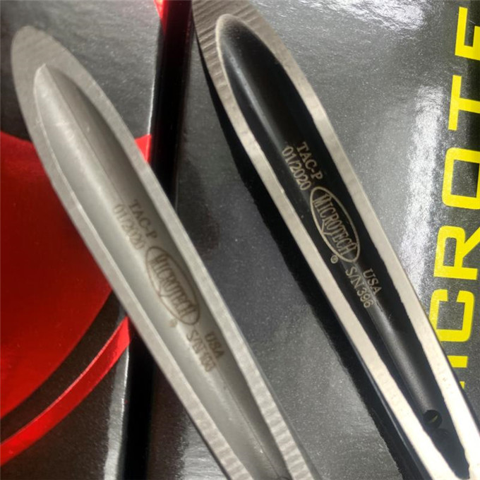 Microtech TCP-P Fixed Blade Knife  4.01" 440C Plain Blade, 440C Handles