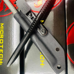 Microtech TCP-P Fixed Blade Knife  4.01" 440C Plain Blade, 440C Handles