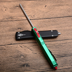 Microtech Comb OTF AUTO Knife 3.54" 440C Plain Blade, Aluminum Alloy Handles