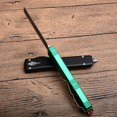 Microtech Comb OTF AUTO Knife 3.54" 440C Plain Blade, Aluminum Alloy Handles