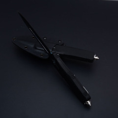 Microtech Venom Plus A07 AUTO OTF Knife 5.90" 440C Plain Blade, Zinc Aluminum Alloy Handles