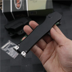 Microtech Customs Mafione 150-10 Halo VI OTF AUTO Knife 4.17" Elmax Blade, Aluminum Alloy Handles