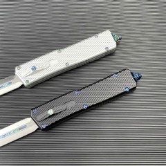 Microtech Cobra AUTO OTF Knife 3.54" D2 Dagger Blade, Aviation Aluminum Handles