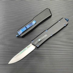 Microtech Cobra AUTO OTF Knife 3.54" D2 Dagger Blade, Aviation Aluminum Handles