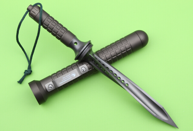 Microtech Marfione Jagdkommando Fixed Blade Knife 7.87" T6 Plain Blade, Aviation Aluminum Handles