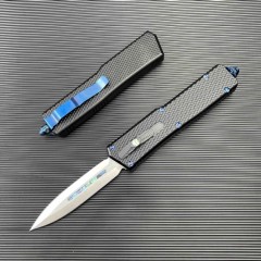 Microtech Cobra AUTO OTF Knife 3.54" D2 Dagger Blade, Aviation Aluminum Handles
