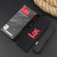 Benchmade HK 14800 AUTO OTF Knife 3.22" CPM-D2 Drop Point Plain Blade, T6 Handles