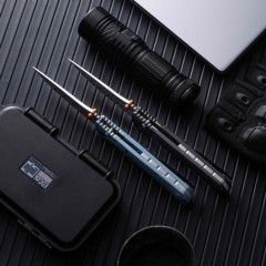 Benchmade Water Adira Folding Knife 3.50" CPM-MagnaCut Stonewashed Drop Point Blade, Grivory Handles - 18060