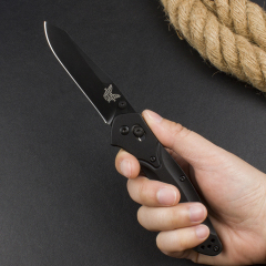 BM 940 Osborne Folding Knife 3.22" S30V Satin Plain Blade, Aviation Aluminum Handles