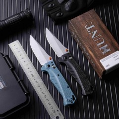 Benchmade Water Adira Folding Knife 3.50" CPM-MagnaCut Stonewashed Drop Point Blade, Grivory Handles - 18060