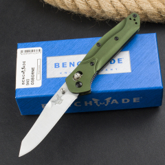 BM 940 Osborne Folding Knife 3.22" S30V Satin Plain Blade, Aviation Aluminum Handles