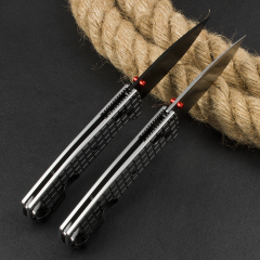 Benchmade 535BK-4 Bugout AXIS Folding Knife 3.30" D2 Plain Blade, Machined Aluminum Grenade pattern Handles