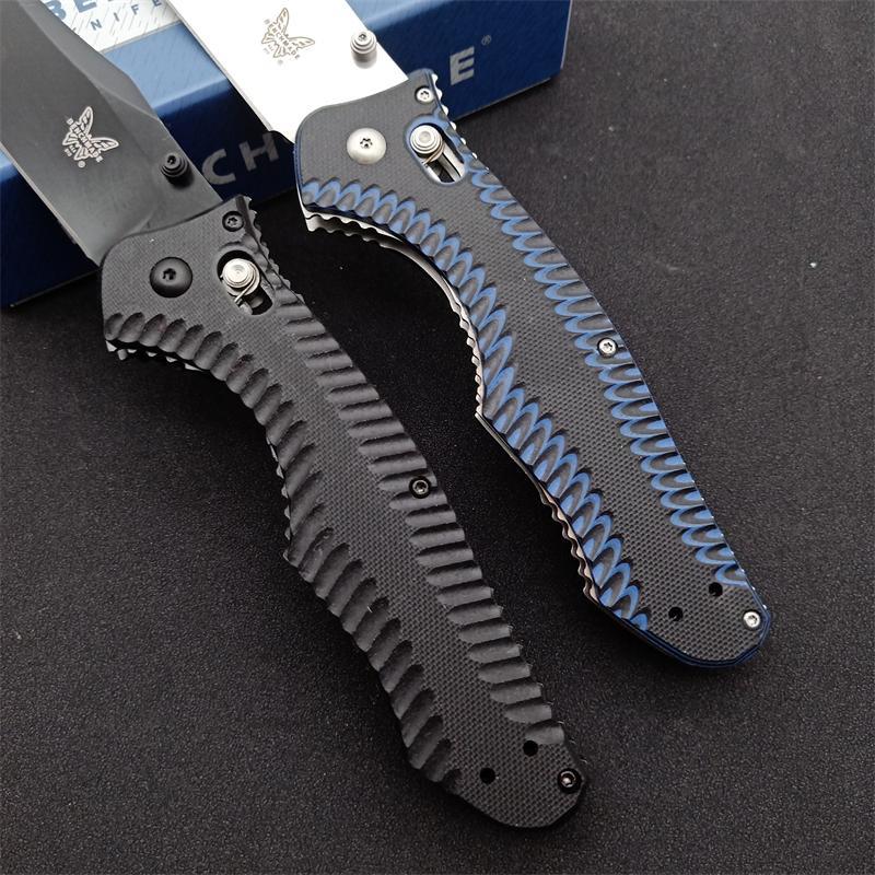 Benchmade 810BK Axis Folding Knife 3.77" GB-D2 Black Blade, G10 Handles