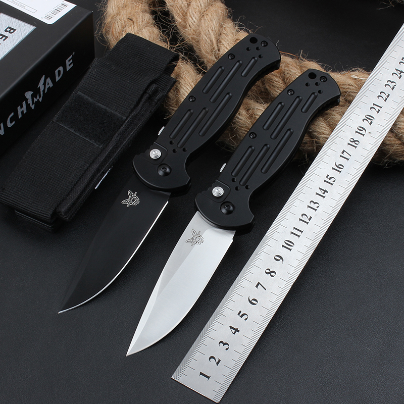 Benchmade AFO II AUTO Folding Knife 3.54" 154CM Tanto Blade, T6-Aluminum Alloy Handles - 9051BK