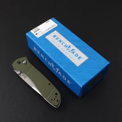 Benchmade 710FE Seven | Ten Axis Folding Knife 3.93" GB-D2 Drop Point Blade, Black G10 Handles