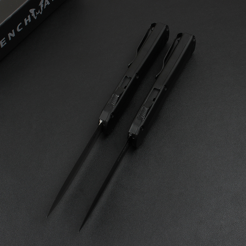 Benchmade 3400BK Autocrat AUTO OTF Knife 3.54" S30V Double Edge Dagger Blade, Zinc Aluminum Alloy Handles