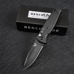 Benchmade 4300BK CLA AUTO Folding Knife 3.18" 154CM Plain Blade, Black G10 Handles
