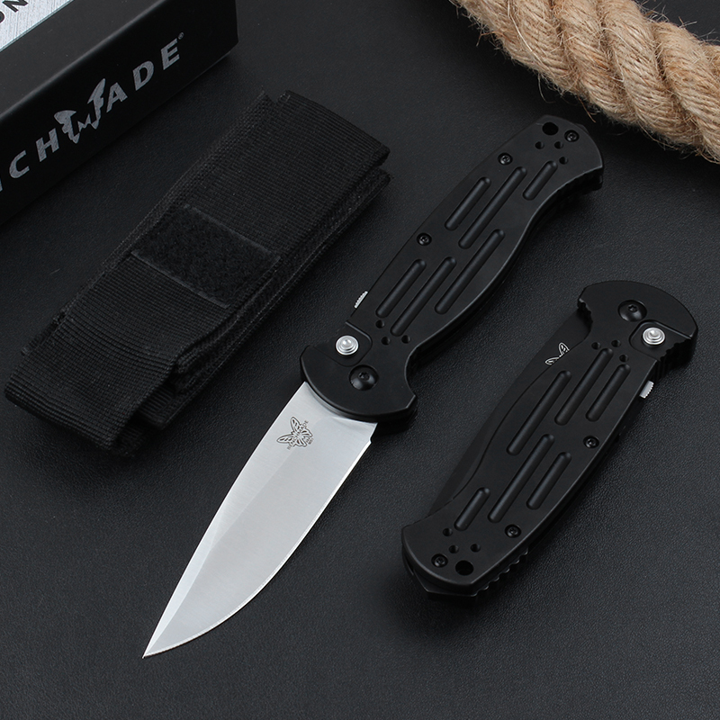 Benchmade AFO II AUTO Folding Knife 3.54" 154CM Tanto Blade, T6-Aluminum Alloy Handles - 9051BK