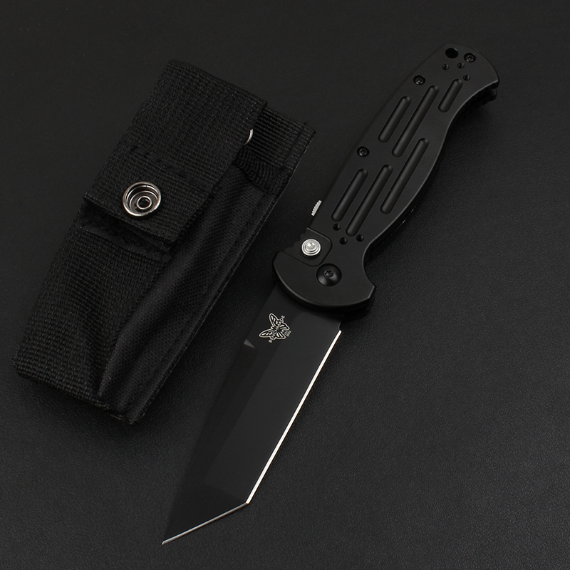 Benchmade AFO II AUTO Folding Knife 3.54" 154CM Tanto Blade, Aluminum Alloy Handles - 9052BK