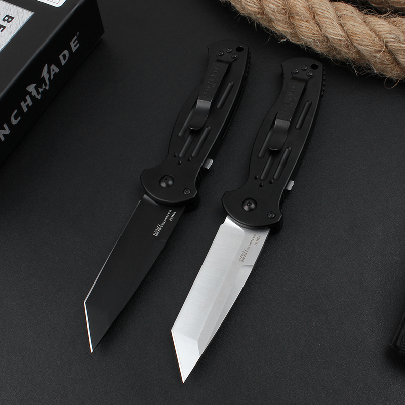 Benchmade AFO II AUTO Folding Knife 3.54" 154CM Tanto Blade, Aluminum Alloy Handles - 9052BK