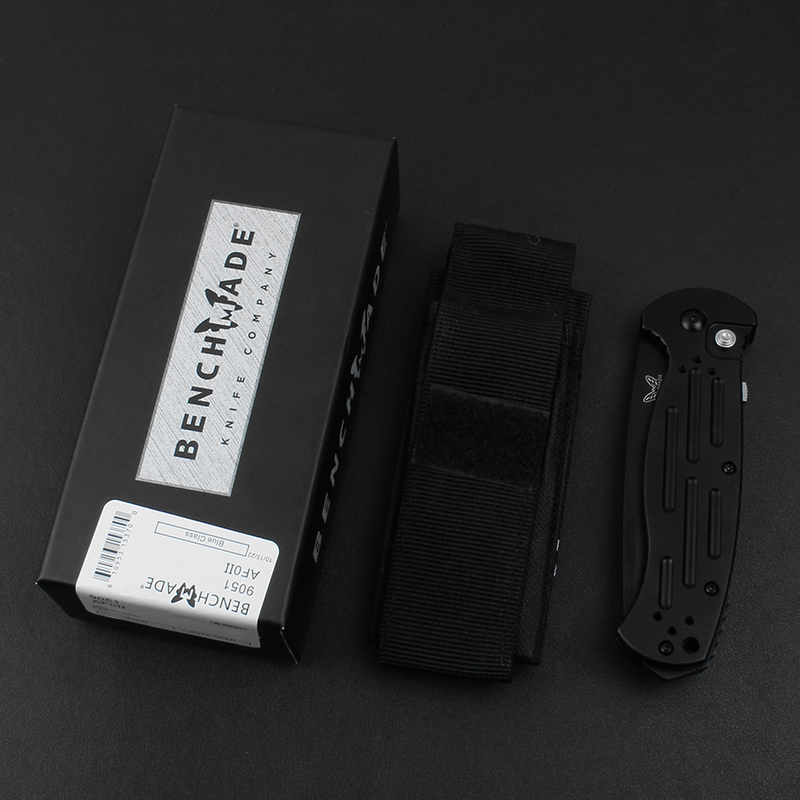 Benchmade AFO II AUTO Folding Knife 3.54" 154CM Tanto Blade, T6-Aluminum Alloy Handles - 9051BK