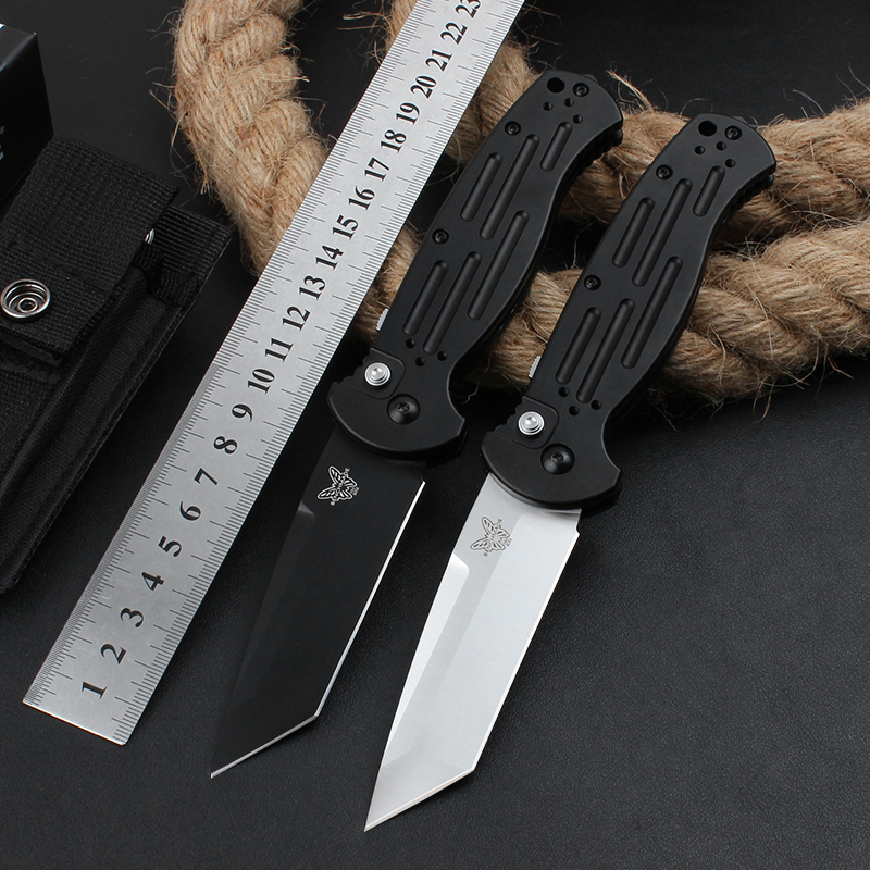 Benchmade AFO II AUTO Folding Knife 3.54" 154CM Tanto Blade, Aluminum Alloy Handles - 9052BK