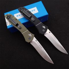 Benchmade 710FE Seven | Ten Axis Folding Knife 3.93" GB-D2 Drop Point Blade, Black G10 Handles