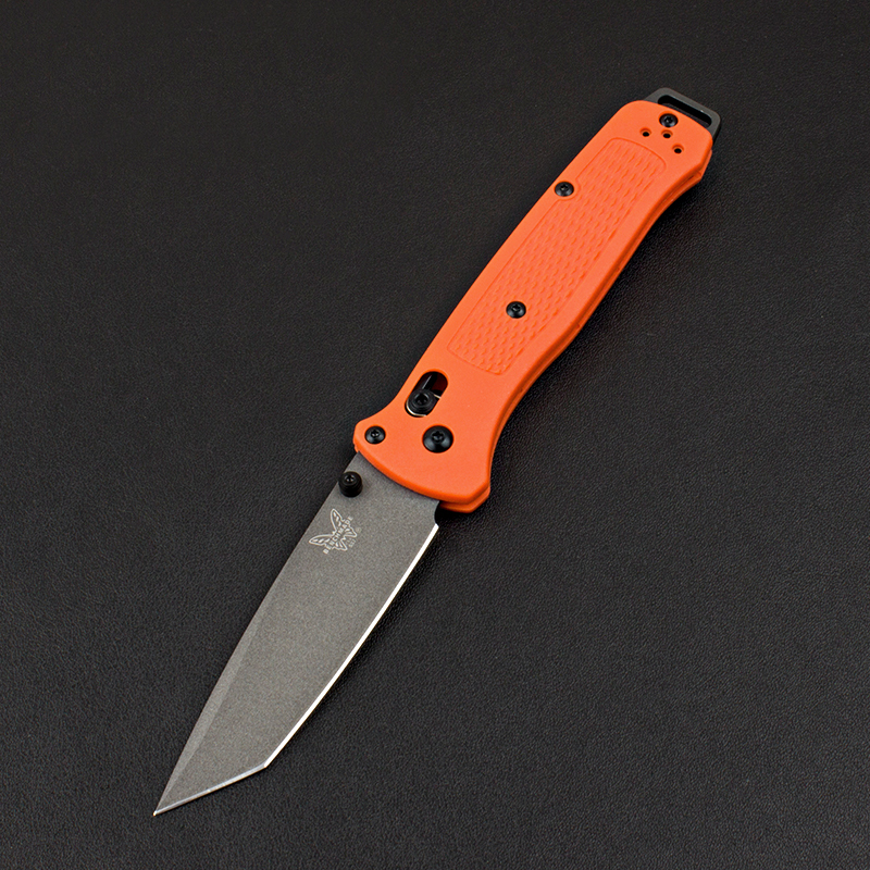 Benchmade Bailout AXIS Folding Knife 3.34" CPM-3V Tanto Plain Blade, Nylon Fiber Handles - 537GY-1