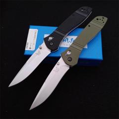 Benchmade 710FE Seven | Ten Axis Folding Knife 3.93" GB-D2 Drop Point Blade, Black G10 Handles